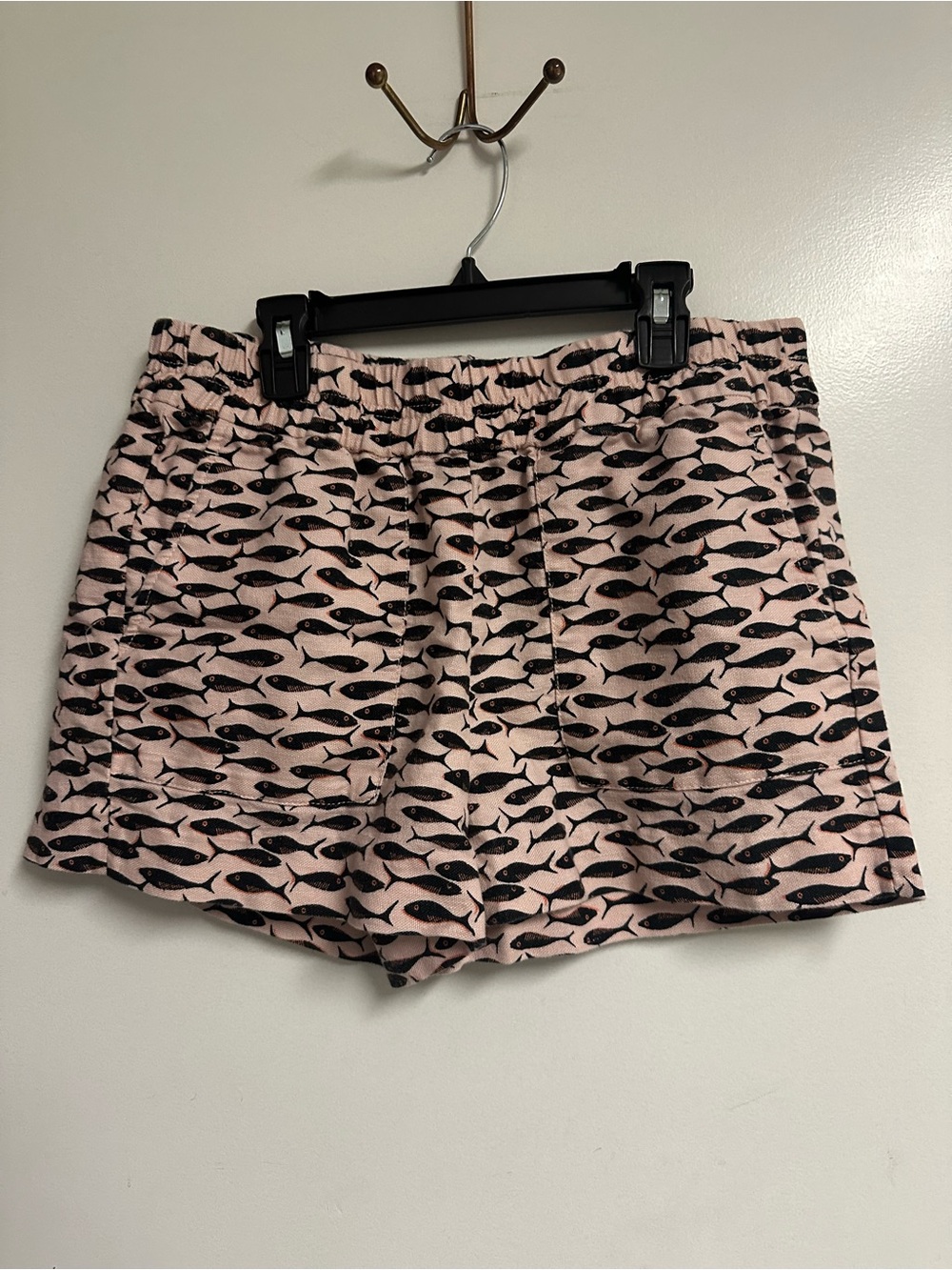 J-Crew Pink Fish-Print Women’s Casual Shorts